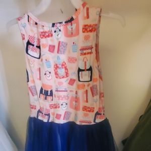 Kids dress, size 6x blue